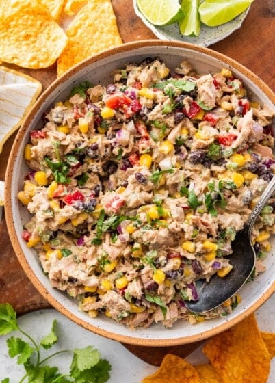 No Mayo Mexican Tuna Salad
