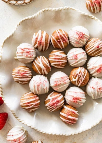 Strawberry Shortcake Protein Balls