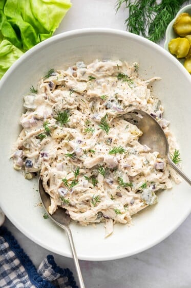 Easy Dill Pickle Chicken Salad