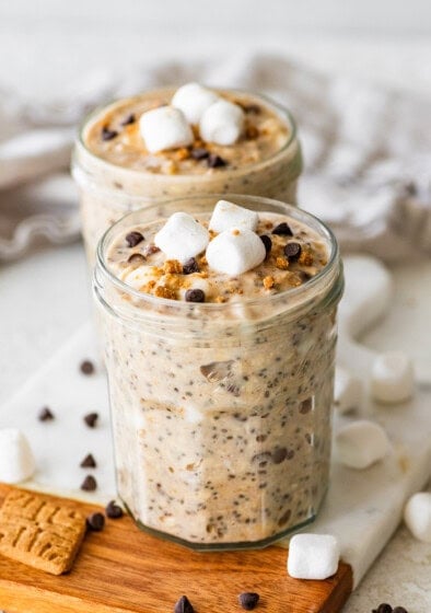 High-Protein S’mores Overnight Oats