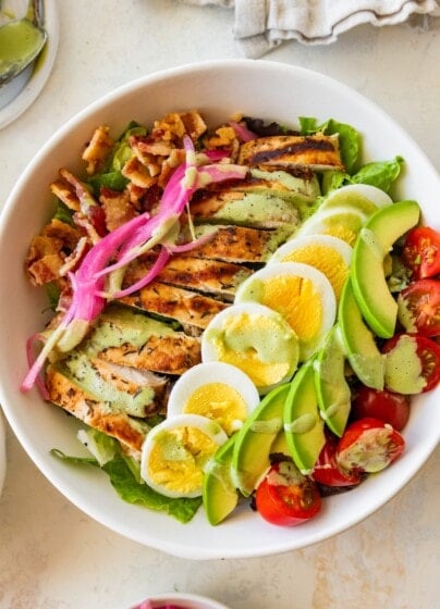 Green Goddess Chicken Cobb Salad (Panera Copycat)